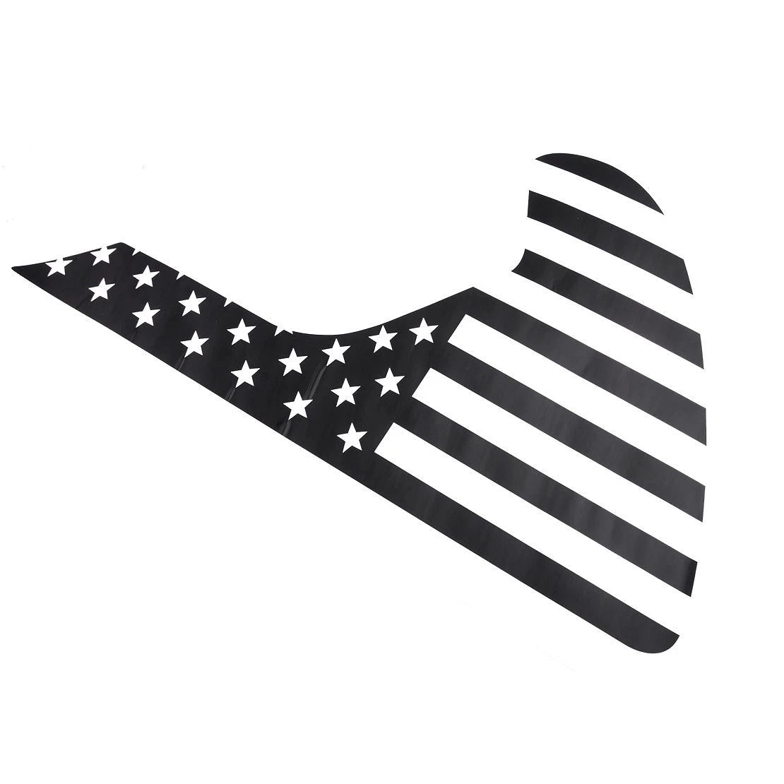 Black Fender Vent Flag Sticker for Jeep Wrangler JL/JT Gladiator (2018-2020)