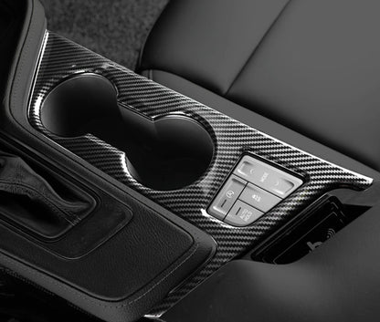 Water Cup Holder Frame Cover Trim for Cadillac CT4 ATS (2020-2023) 1 x ABS Fiber
