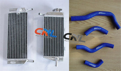 Aluminum Radiator & Blue Hoses for Honda CRF450X (2005-2016)