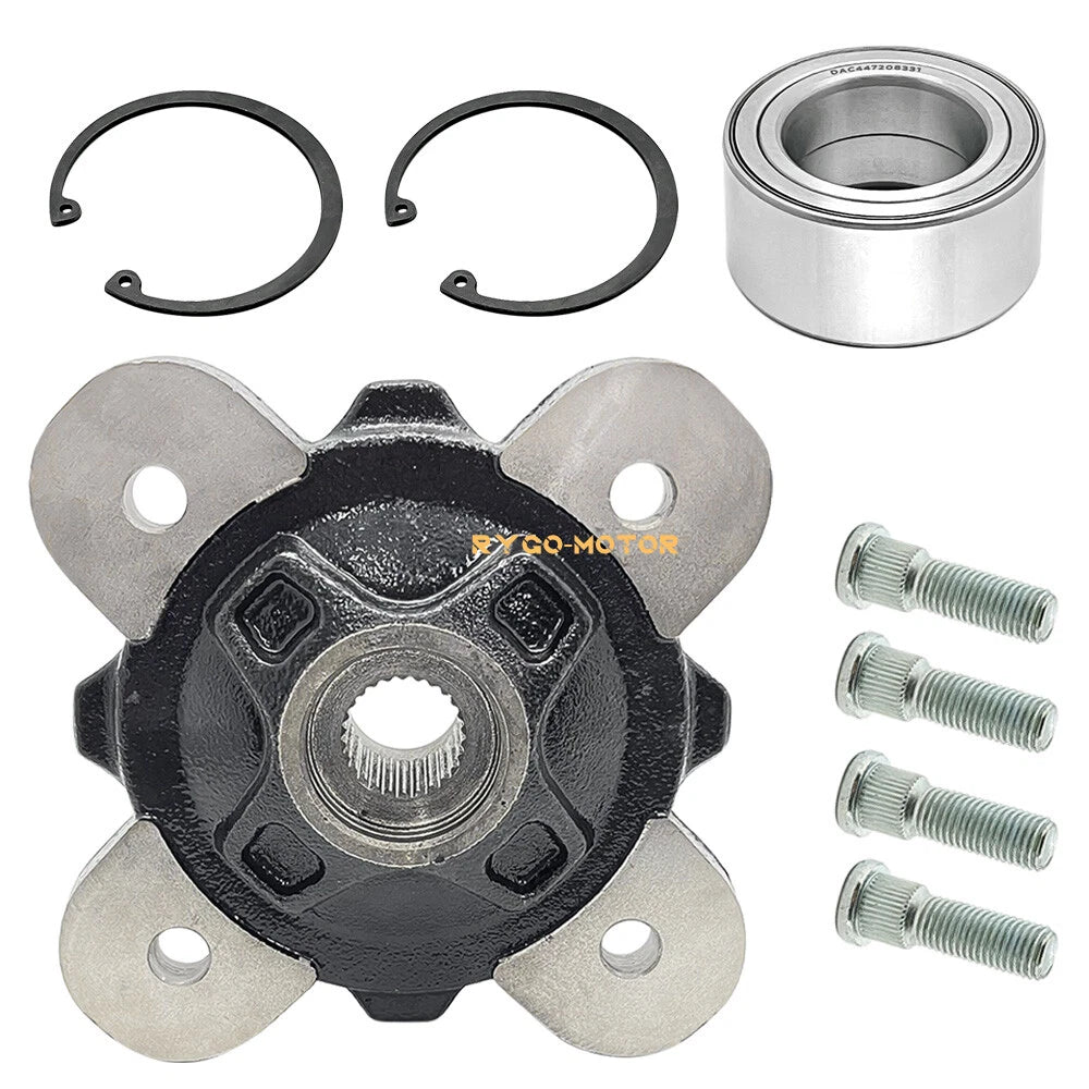 Front Wheel Hub and Bearing Kit for Polaris Ranger 900 1000 HST Brutus