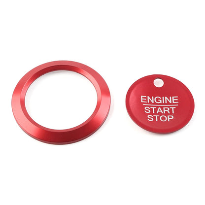 Engine Start Stop Switch Cover Trim for Ford F150 Raptor (2015-2020) Red