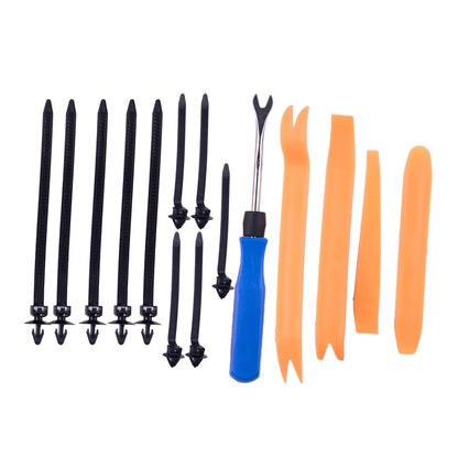Car Retainer Clip Kit for Auto Fastener Push Trim Pin Rivet Bumper (Fits Various)