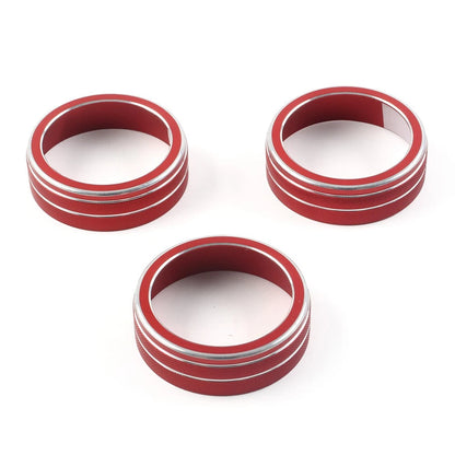 3 x AC Climate Control Knob Covers for VW Golf Jetta Tiguan Passat Atlas (2010-2023)