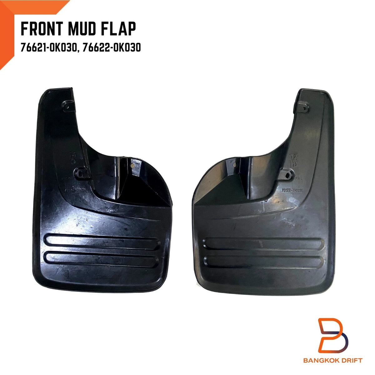 Rubber Mud Flap Splash Guards for Toyota Hilux MK6 MK7 SR5 (2005-2014)