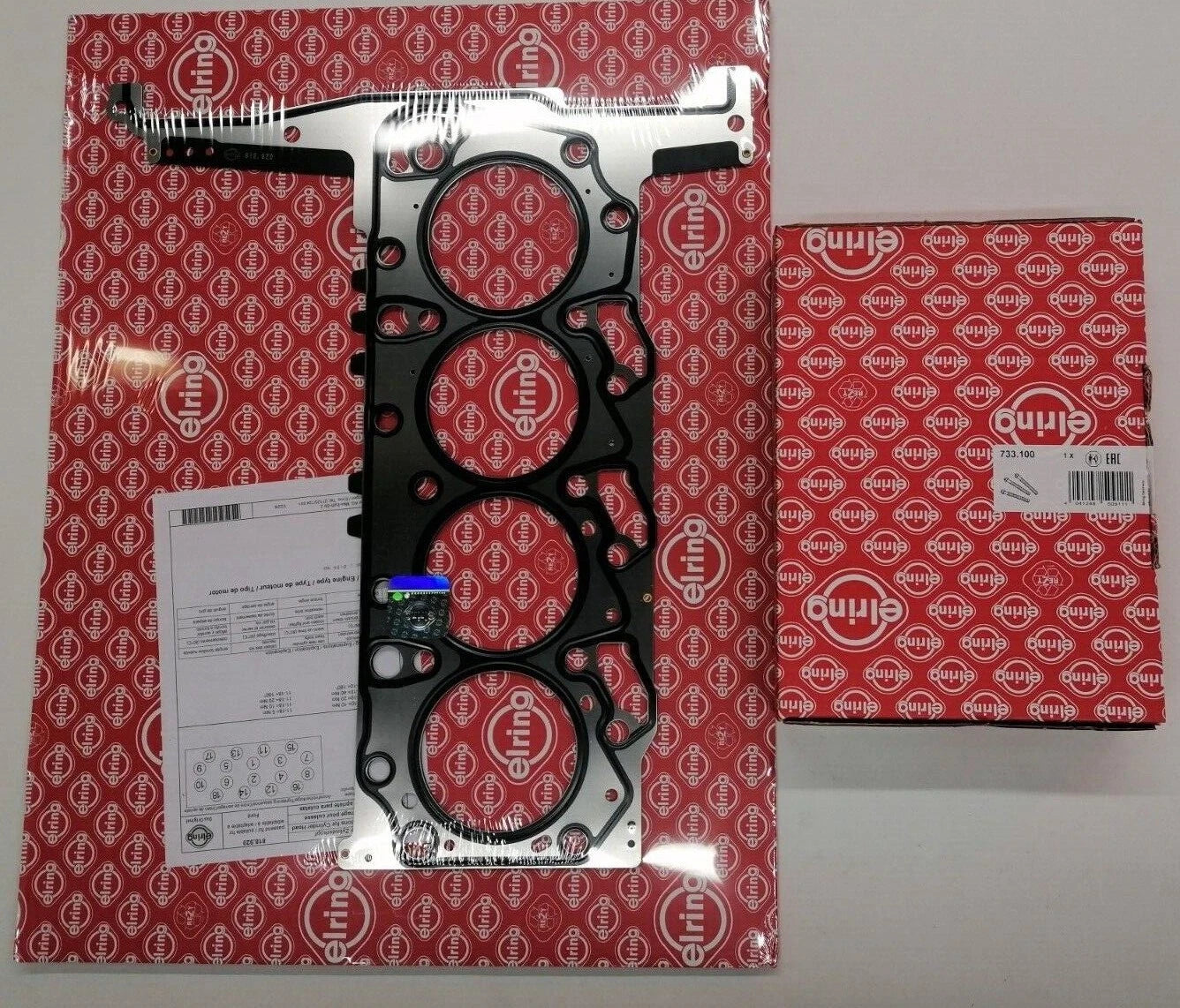 Head Gasket & Bolts Elring 2.2 for Transit