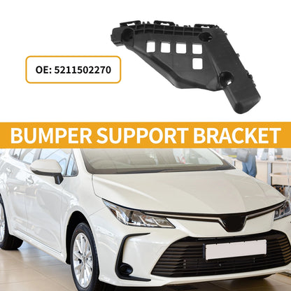 RH Front Bumper Support Bracket for Toyota Corolla (2014-2016) 1 Pc Black