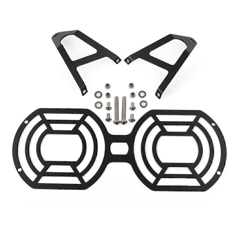 Black Iron Front Headlight Grille Guard for Moto Guzzi V85 TT (2018-2022)