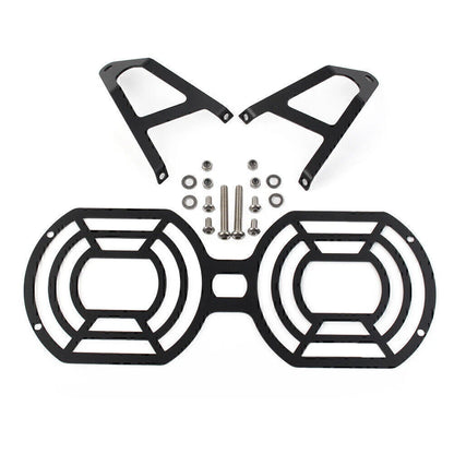 Black Iron Front Headlight Grille Guard for Moto Guzzi V85 TT (2018-2022)