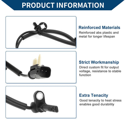 ABS Wheel Speed Sensor Rear for Chevrolet Equinox (2018-2024)