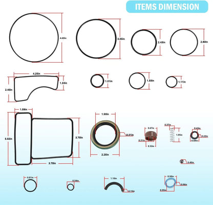 Upper Seal Kit for Mercruiser Bravo 1/2/3/X/XR/XZ Sterndrive