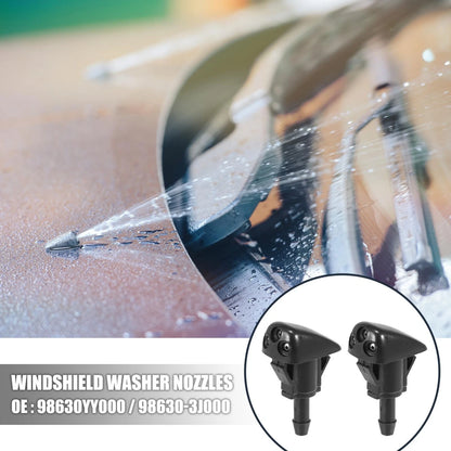 4 x Front Windshield Washer Nozzles for Hyundai Tiburon, Elantra (2001-2006)