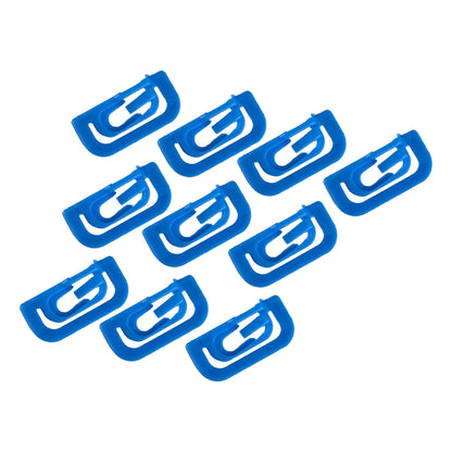 10 x Windscreen Molding Trim Retainer Clips Blue for Mitsubishi SN