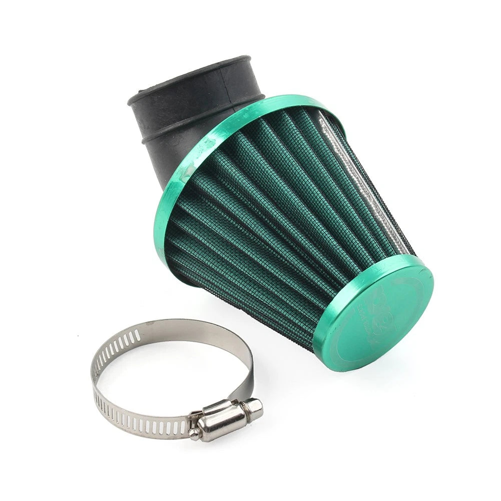Green Motorcycle Air Intake Filter Cleaner for Make & Model