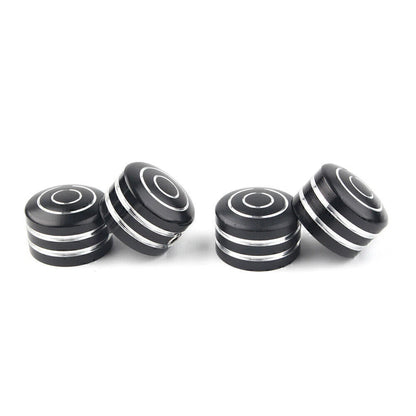 4 x Black Head Bolt Covers for Harley Sportster 883 XL (1986-2017) & Twin Cam (1999-2017)