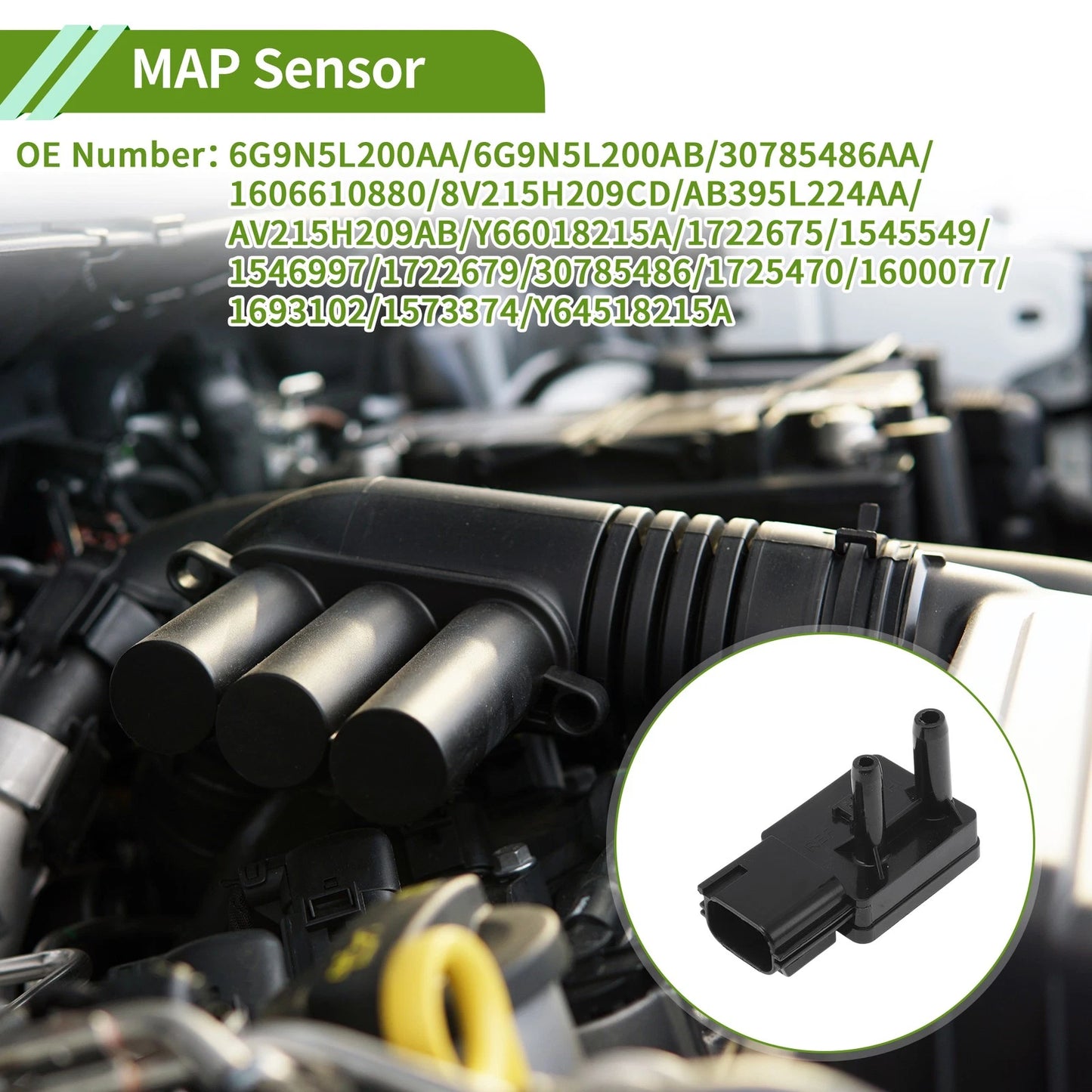 MAP Sensor for Volvo V70 III (2007-2015)