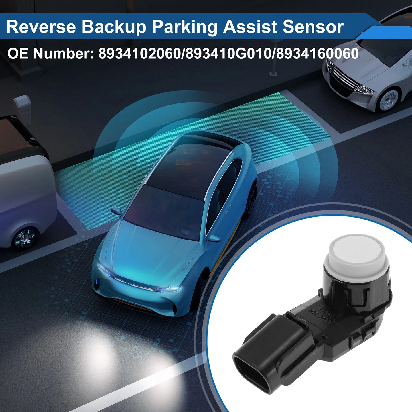 Reverse Backup Parking Sensor for Lexus LX570 (2016-2018) - White 1 Pc