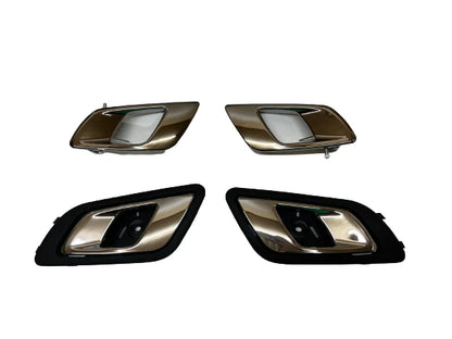 4pc Black Chrome Front & Rear Inner Door Handles for Ford Ranger (2011-2023)
