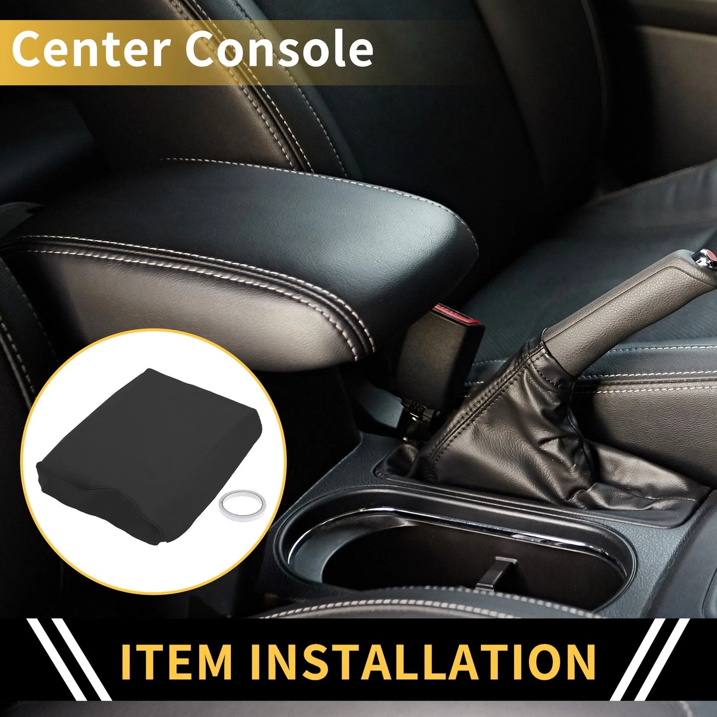 Center Console Lid Armrest Cover for Ford F-150 (2015-2023)