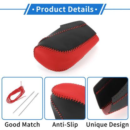 1 Pc Gear Shift Knob Cover Red Black for Chevrolet Cruze (2011-2015)