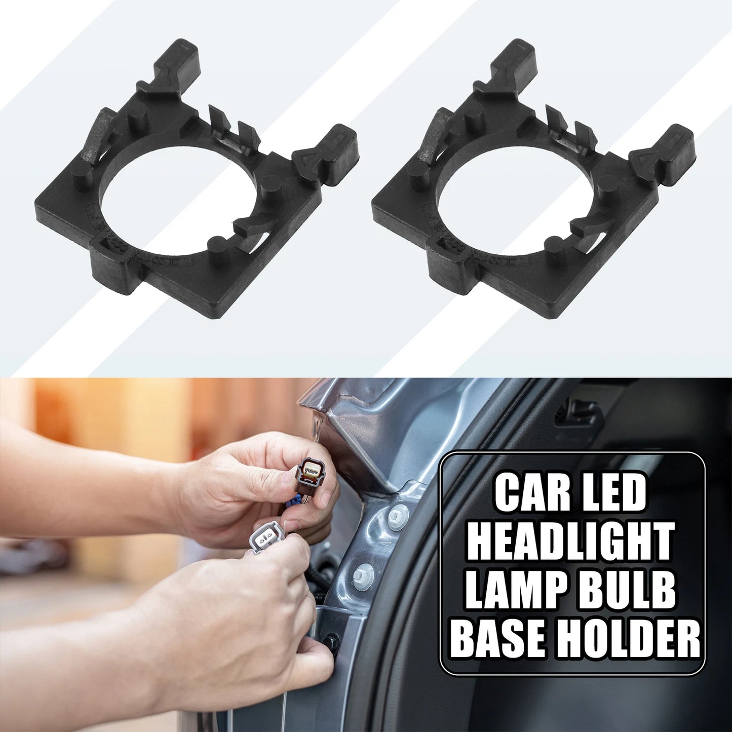 H7 Low Beam LED Headlight Bulbs for Ford Focus (2012-2018) - 1 Pair