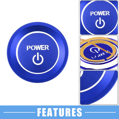 Engine Start Stop Ignition Button Decal for Honda Accord (2018-2022) Blue