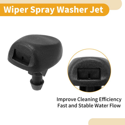 Windshield Washer Nozzle Kit for Peugeot 207 (2007-2015) 1 Pcs Fluid Hose