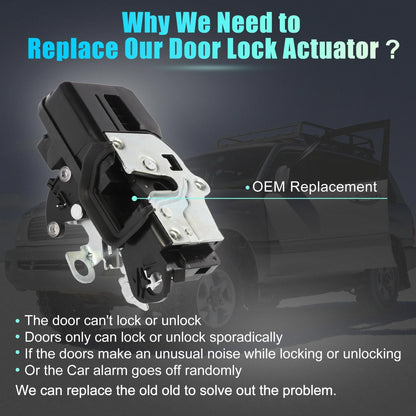 Front Right Passenger Side Door Lock Actuator Motor for Chevy GMC Silverado