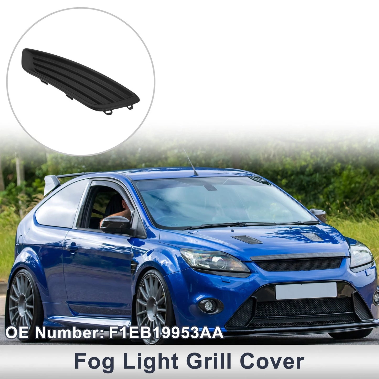 Front Left Fog Light Grill for Ford Focus (2015-2018)