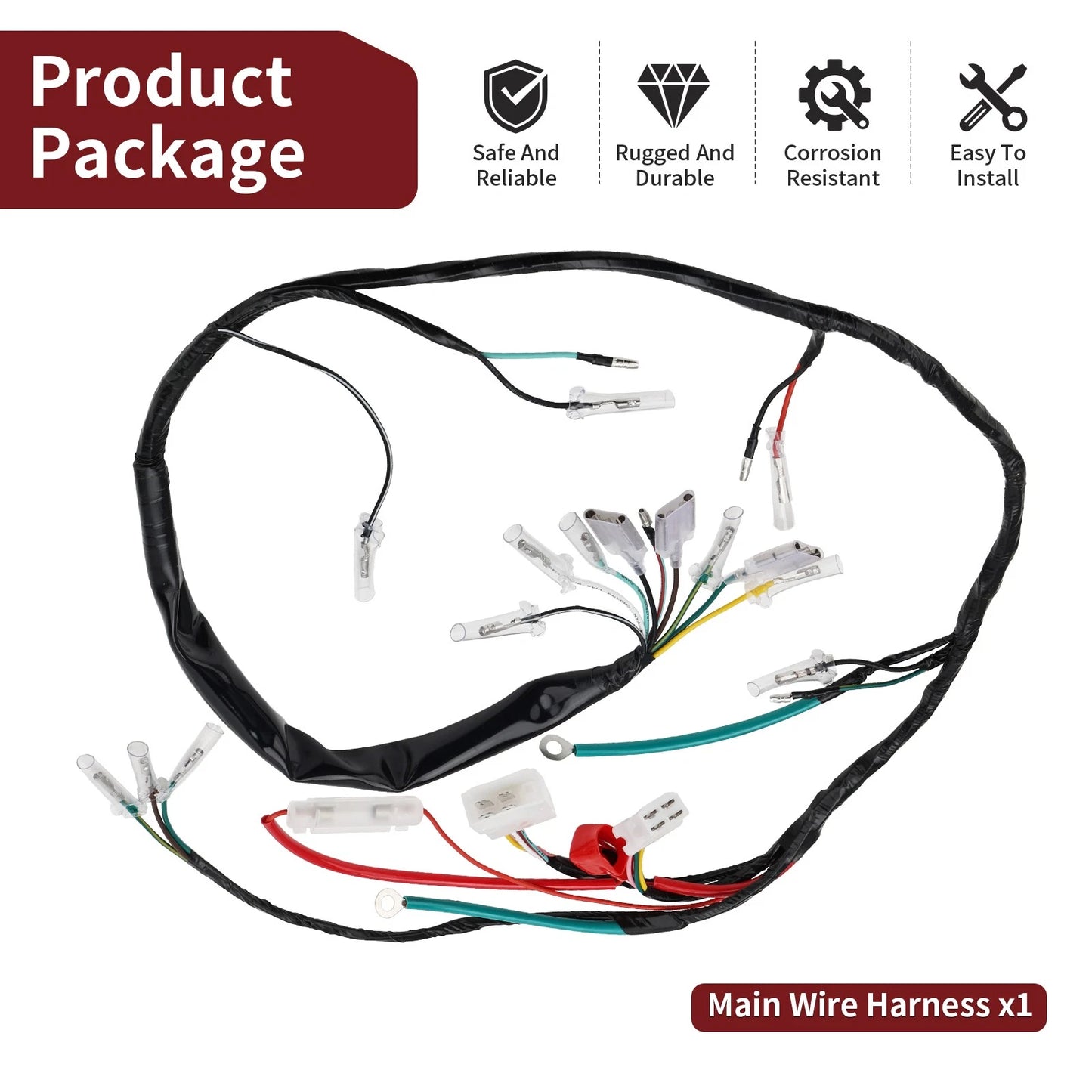 Main Wire Harness for Honda SL100 K0-K1 (1970-1971)