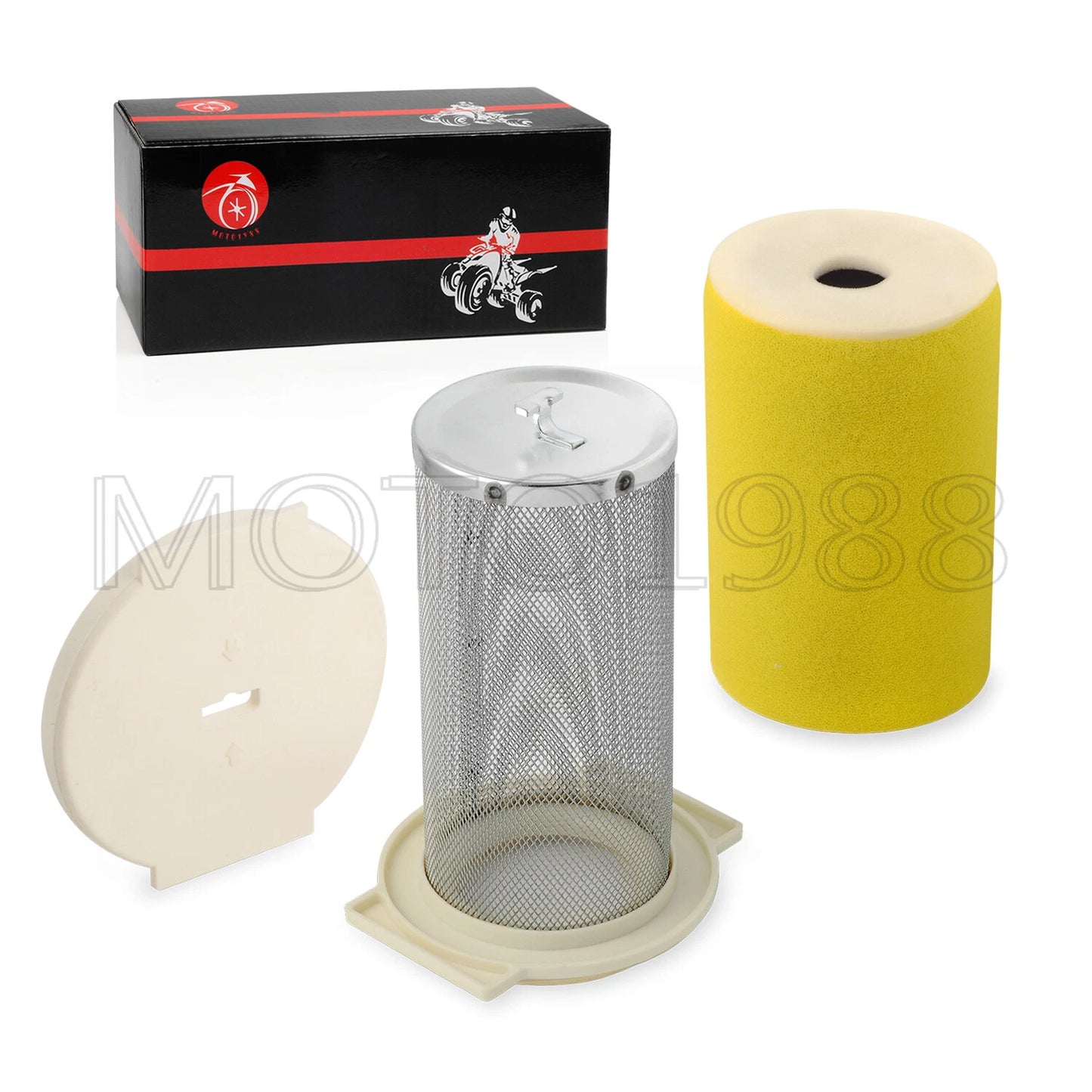 Air Filter & Guide for Yamaha Kodiak 400 YFM400/YFM400FW (1993-1999)