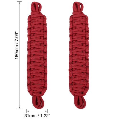 2 x Car Door Limiting Straps for Jeep Wrangler (1987-1995) - Red