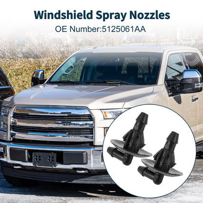 Windshield Washer Nozzle & Fluid Hose for Dodge Sprinter (2002-2018)
