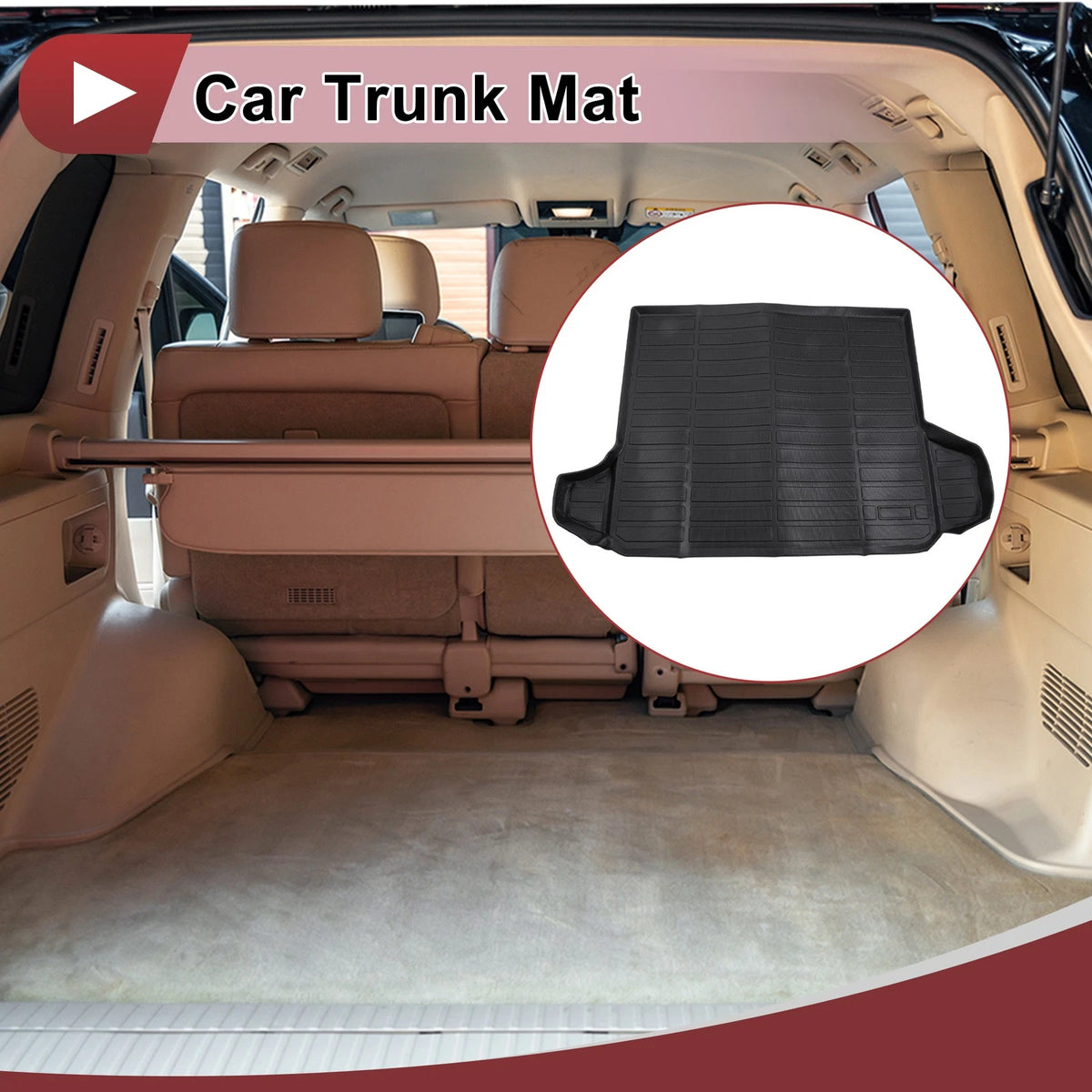 Cargo Liner Rear Trunk Mat for GMC Terrain & Chevrolet Equinox (2018-2024)