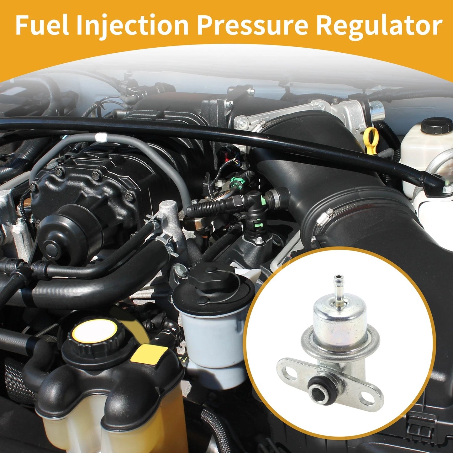 Fuel Pressure Regulator 20-70 Psi for Ford Escape (2003-2004)