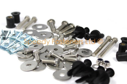 Elise VX220 Pack 113 pc Clamshell Bolts Well Nuts Spire Clip for Elise VX220