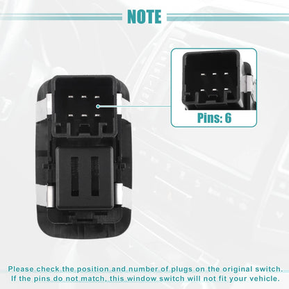 Rear Right Passenger Side Power Window Switch for Chrysler 300 (2011 - 2014)