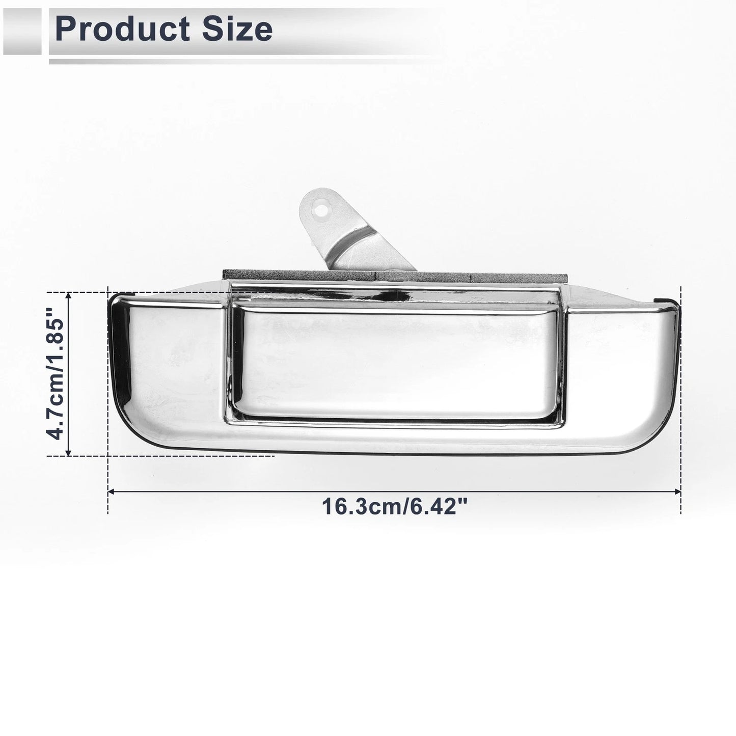 Exterior Door Tailgate Handles for Toyota Pickup (1989-1995) Silver Tone