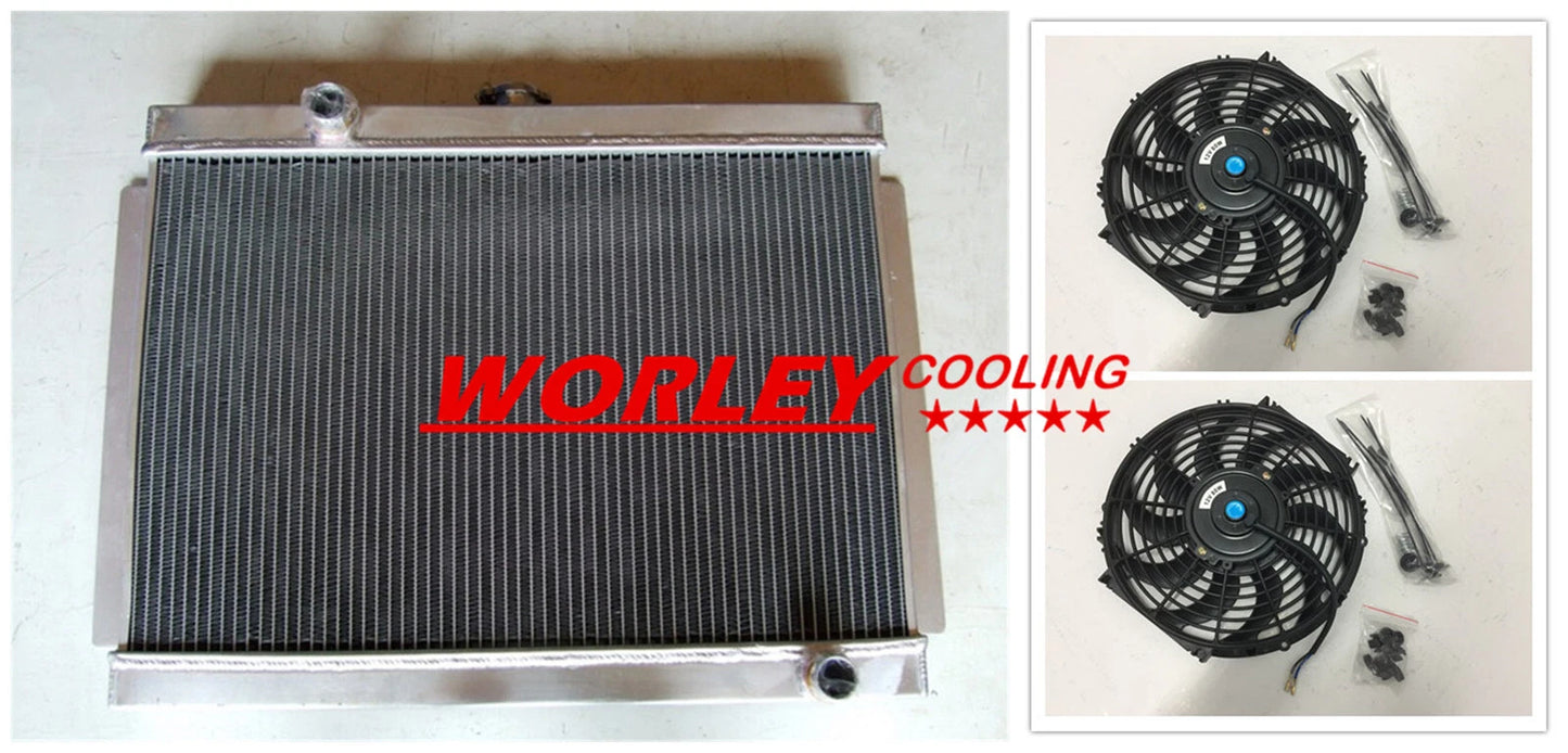 3 Row Aluminum Radiator for Nissan 280ZX S130 2.8L L28E I6 (1975-1983)