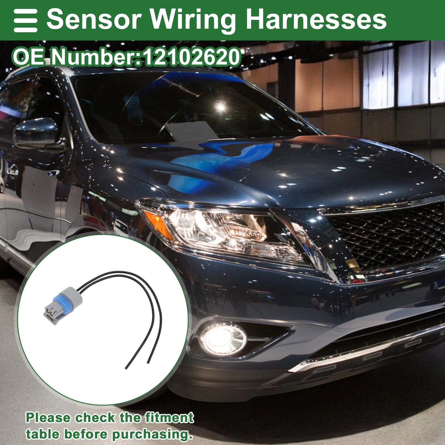 2 x Pins Sensor Wiring Harnesses for BUICK ALLURE (2005–2005)