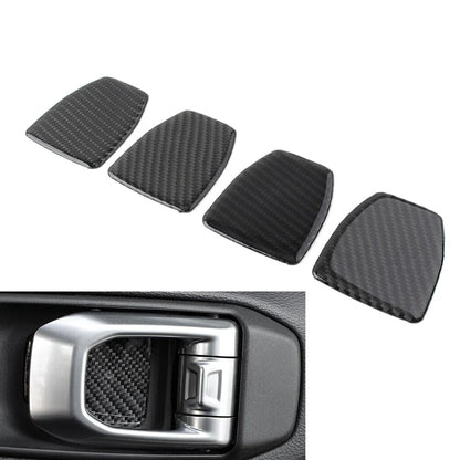4 Pcs Door Handle Bowl Cover Trim for Jeep Wrangler (2018-2021)