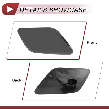 Front Right Bumper Trim Nozzle Cover for Volvo S60 (2011-2013) Black