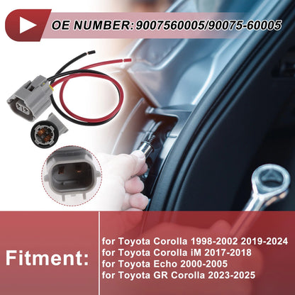 Reverse Lamp License Plate Light Bulb Socket Wiring for Toyota Corolla (2003-2008)