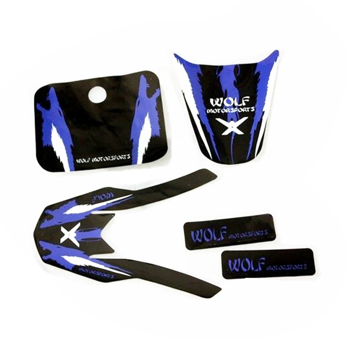 3M Wolf Decal Graphics Sticker for CRF50 Fairing Plastic Dirt Bike
