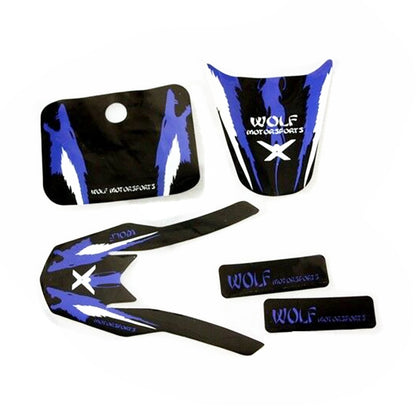 3M Wolf Decal Graphics Sticker for CRF50 Fairing Plastic Dirt Bike