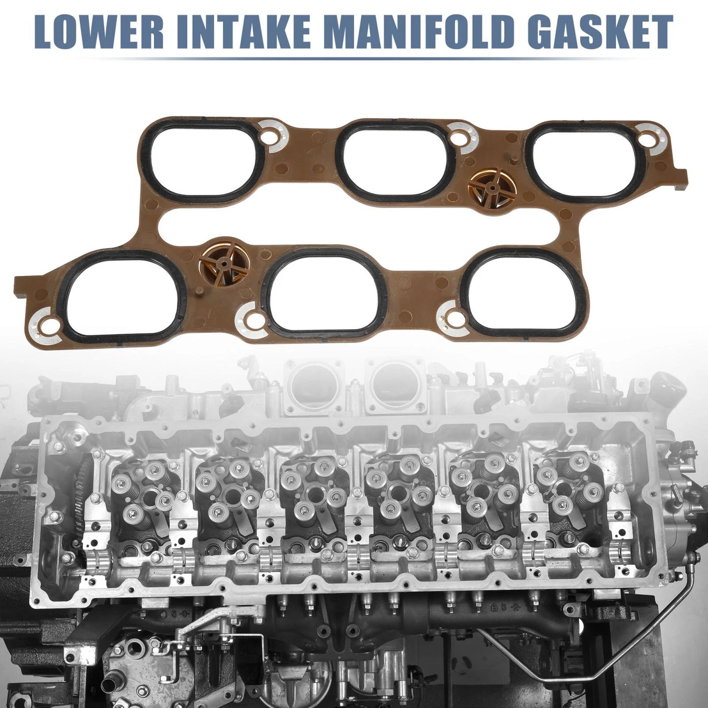 Lower Intake Manifold Gasket for Chevrolet Cadillac Buick