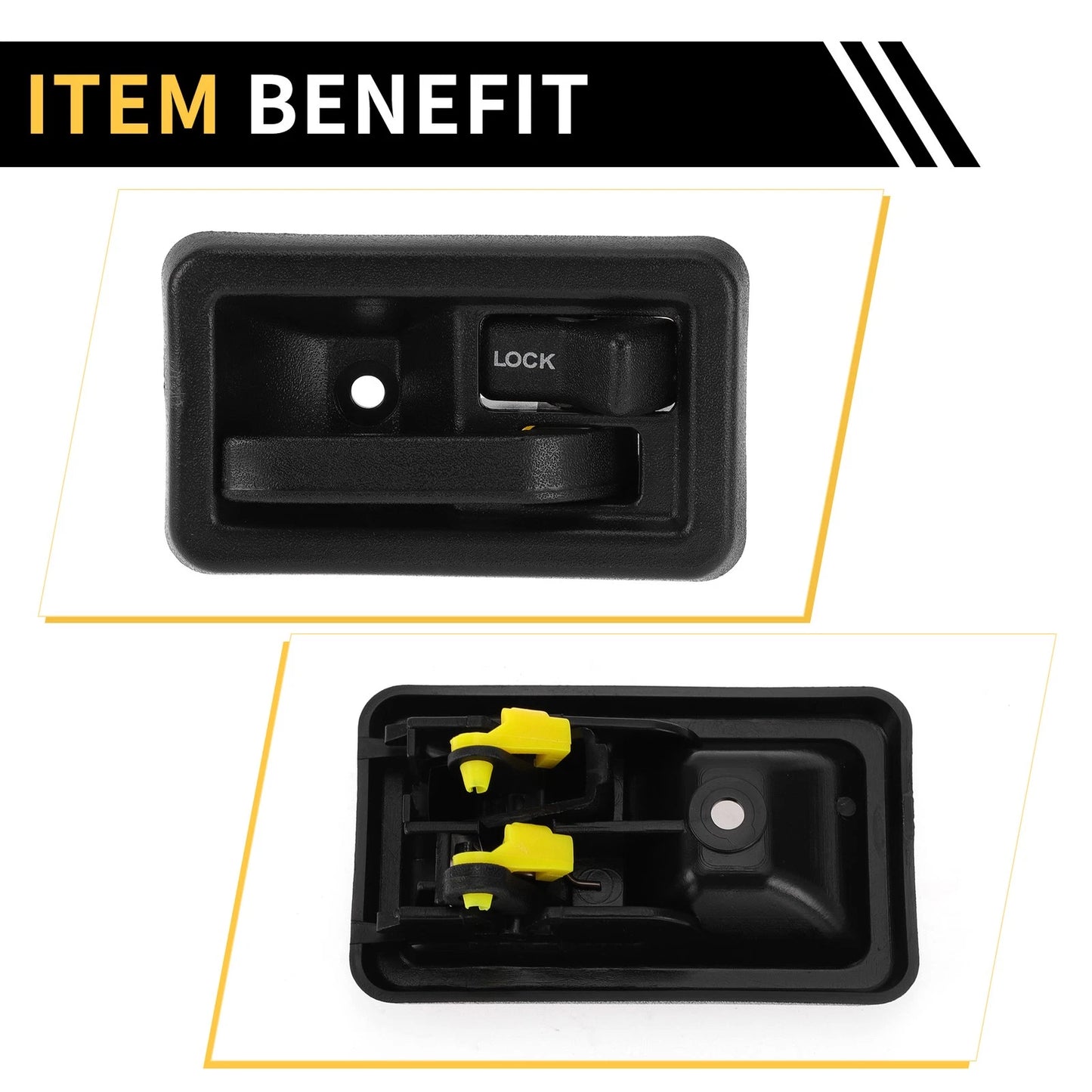 Front Right Interior Door Handle for Jeep Wrangler (1997-2006)