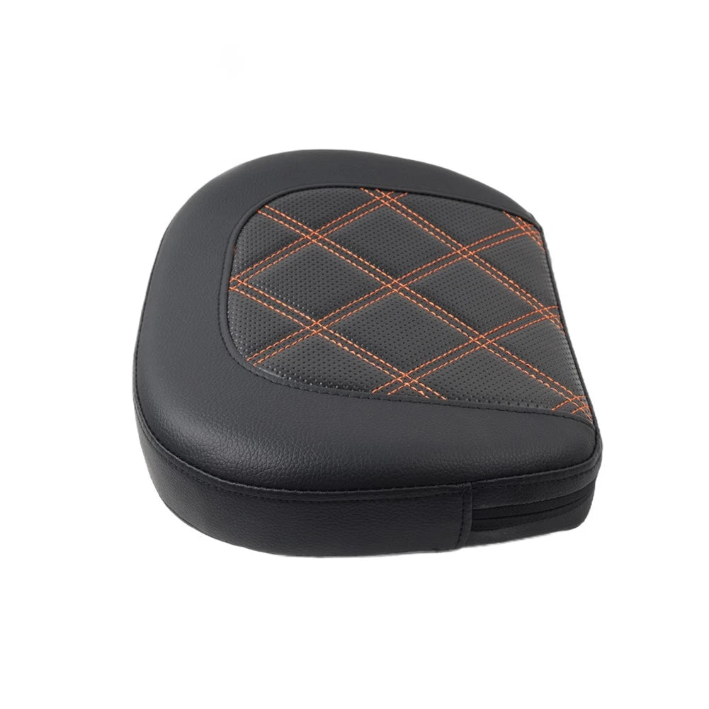 Rear Black Passenger Sissy Bar Backrest Pad for Harley Street Glide FLHX FLHXS