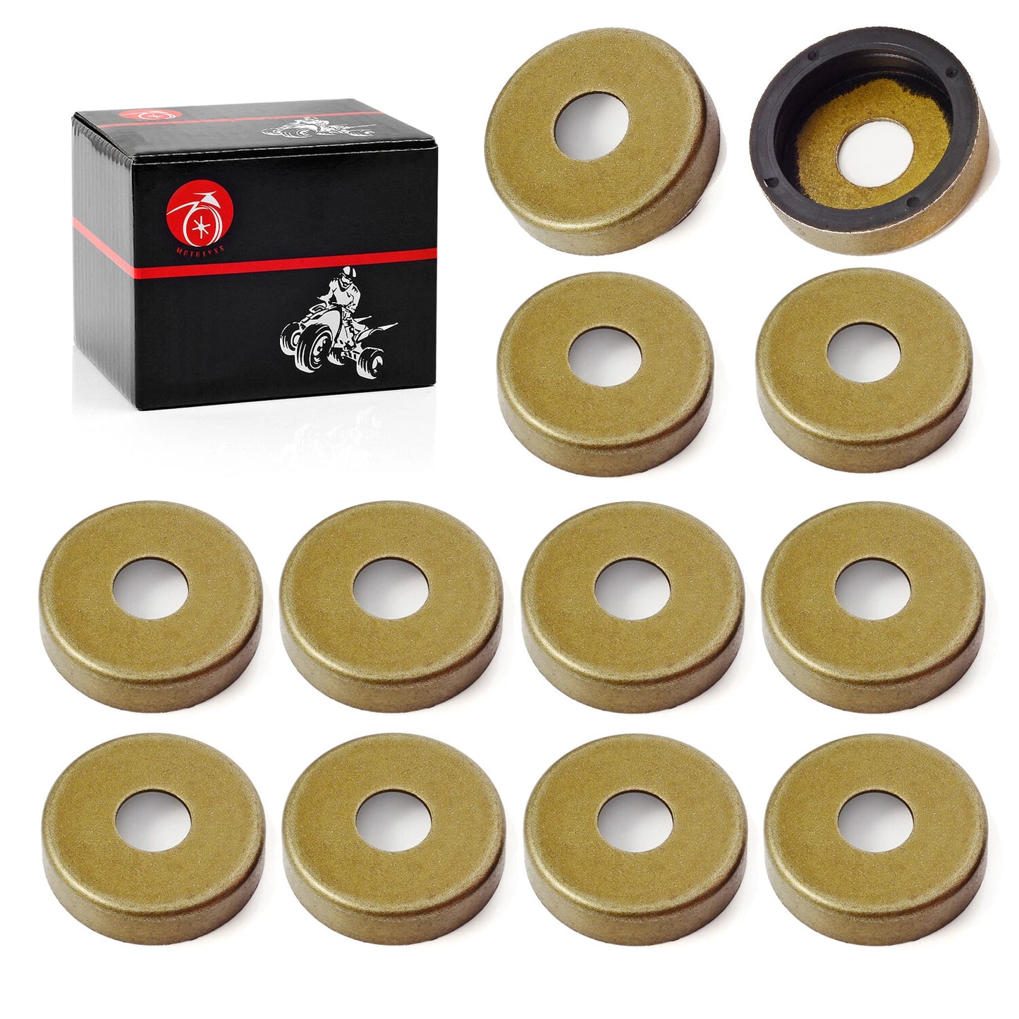 12pcs A Arm Dust Cover Seal Caps Kit for Yamaha Raptor (2008–2020)