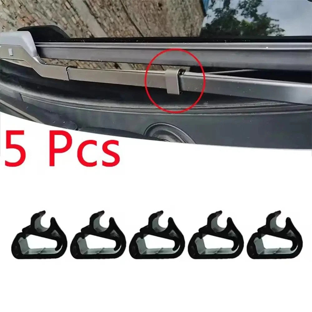 5 x Wiper Arm Spray Hose Clips for Peugeot 3008, 5008 & Citroen C5 Aircross
