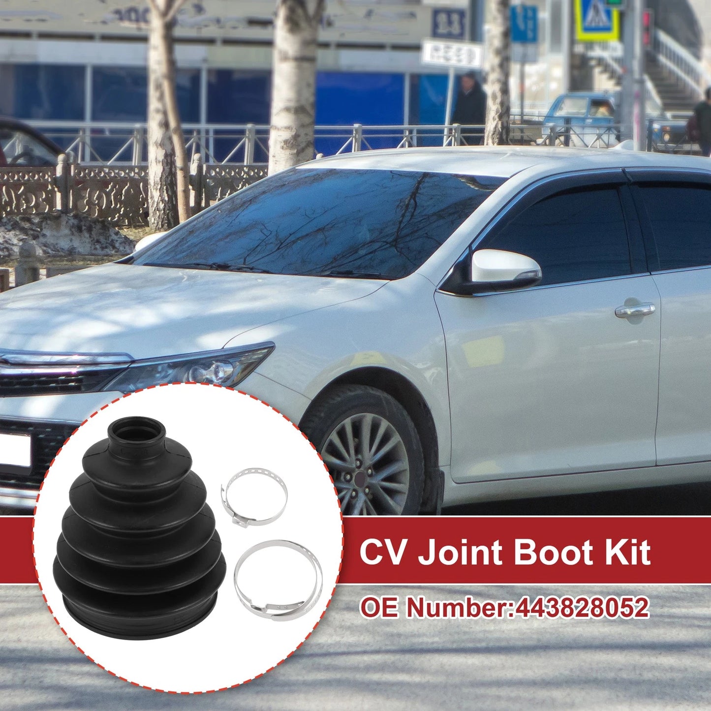 Outer CV Joint Boot with Clamps for Toyota Camry (2007–2009)